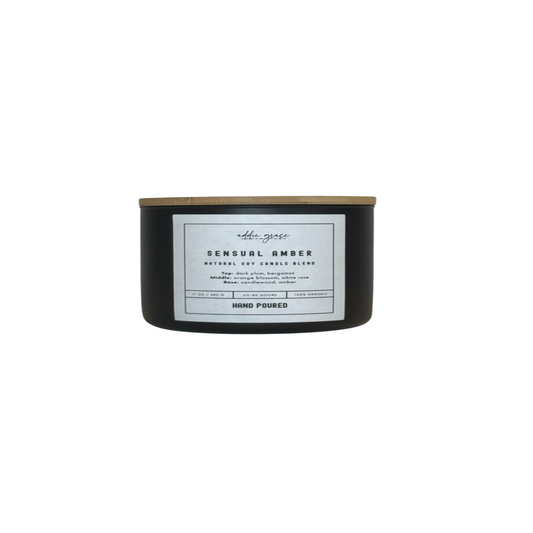 Sensual Amber Soy Candle