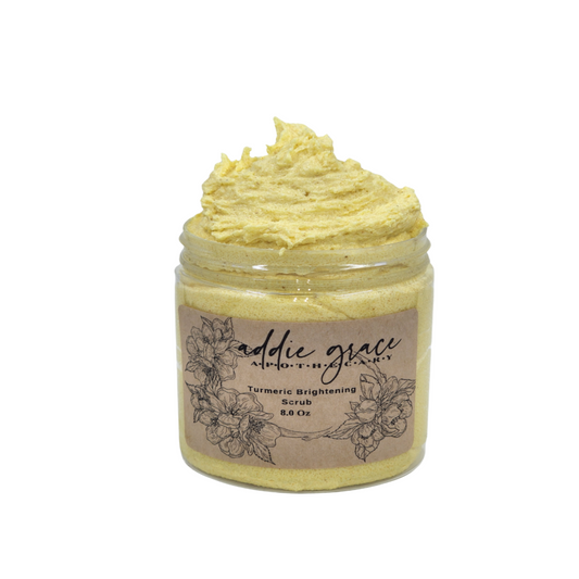 Turmeric Foaming Brightening Sugar Scrub 8 oz